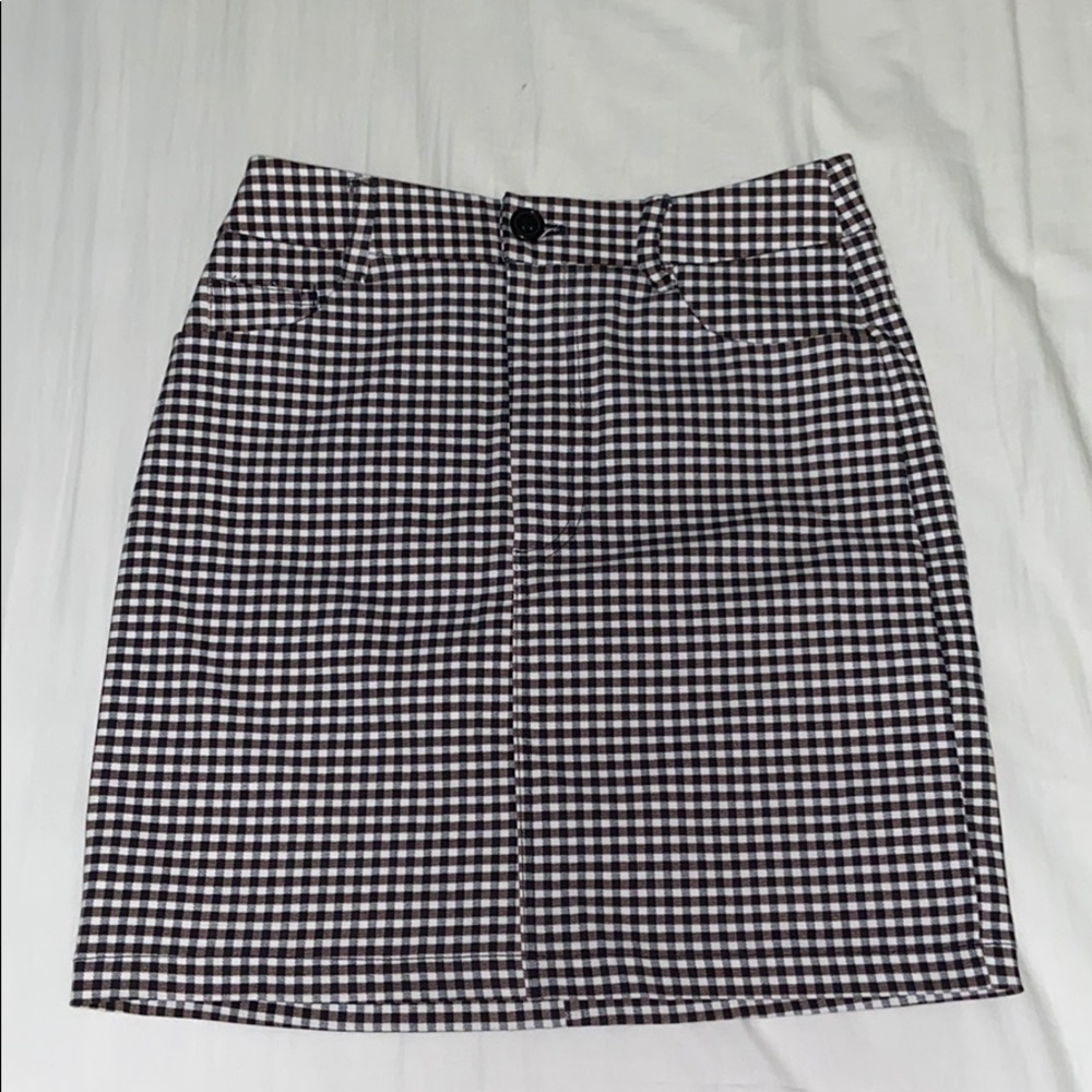 F21 plaid mini skirt..WORN ONCE